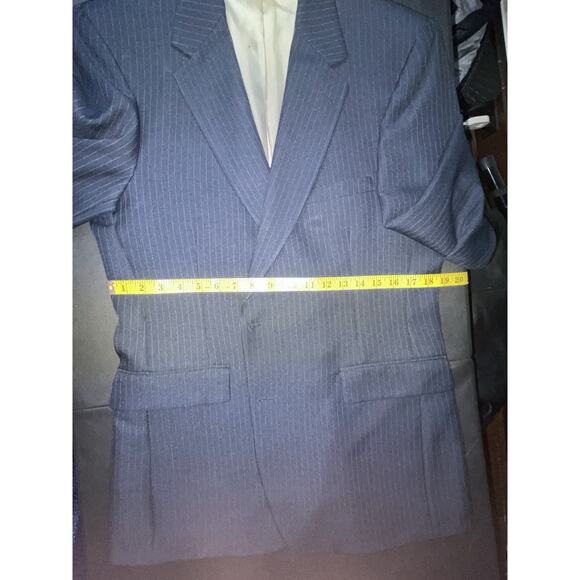 Vintage Johnny Carson Two Piece Suit Jacket & Pants 19x34 Jacket Size 36 Pants - Picture 5 of 7